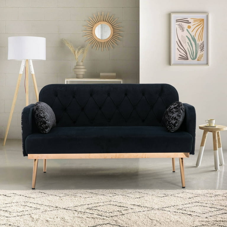 Small couch for online foot of bed