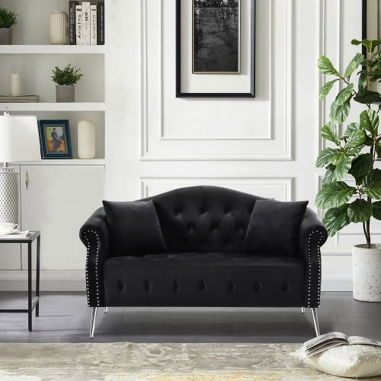 Black loveseat for sale bedroom