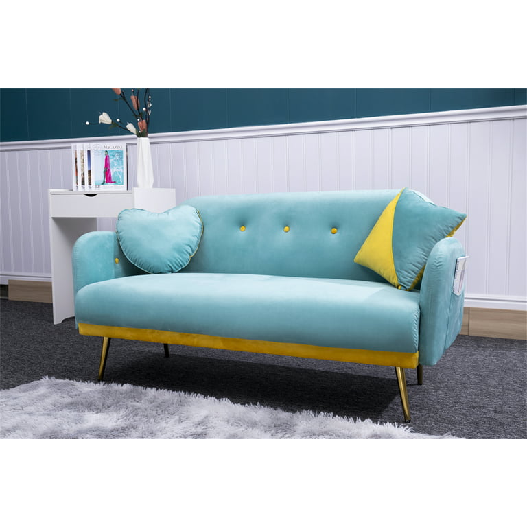 https://i5.walmartimages.com/seo/Velvet-Loveseats-Sofa-2-Pillows-58-Couch-Metal-Legs-Side-Storage-Pockets-Comfortable-Upholstered-Living-Room-Small-Spaces-Bedroom-Office-Light-Blue_87b15687-434b-4c26-bd88-a71b8930beca.1f8eb7b58e3323b915a1f93563c3a398.jpeg?odnHeight=768&odnWidth=768&odnBg=FFFFFF