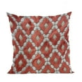 thumbnail image 1 of Velvet Majestic Red & Gray Handmade Luxury Pillow - 20 x 26 in. Standard Size, 1 of 1