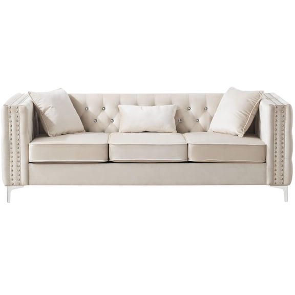 Velvet Material - Foam Filled Seats - Reading Nook - Relaxed Sitting