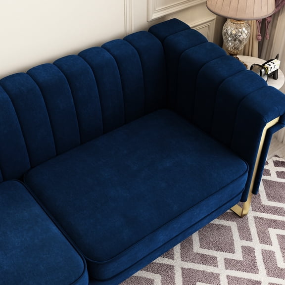 Velvet Material - High Rebound Sponge Cushion - Carpet Setting - Modern Aesthetic