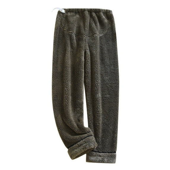Velvet Maternity Support Pants for Women Cozy Winter Wear with Adjustable Belly Band Comfortable Home Attire Comfortable Sweatpants for Women Relaxed Fit Pant