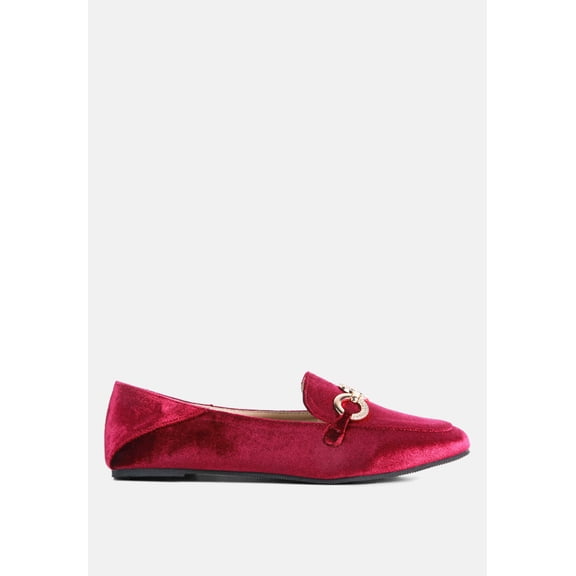 Velvet Metal Show Detail Loafers