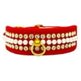 thumbnail image 1 of Dog, Puppy and Pet Collar, "Velvet Mini Pearl  Crystal", 1 of 6