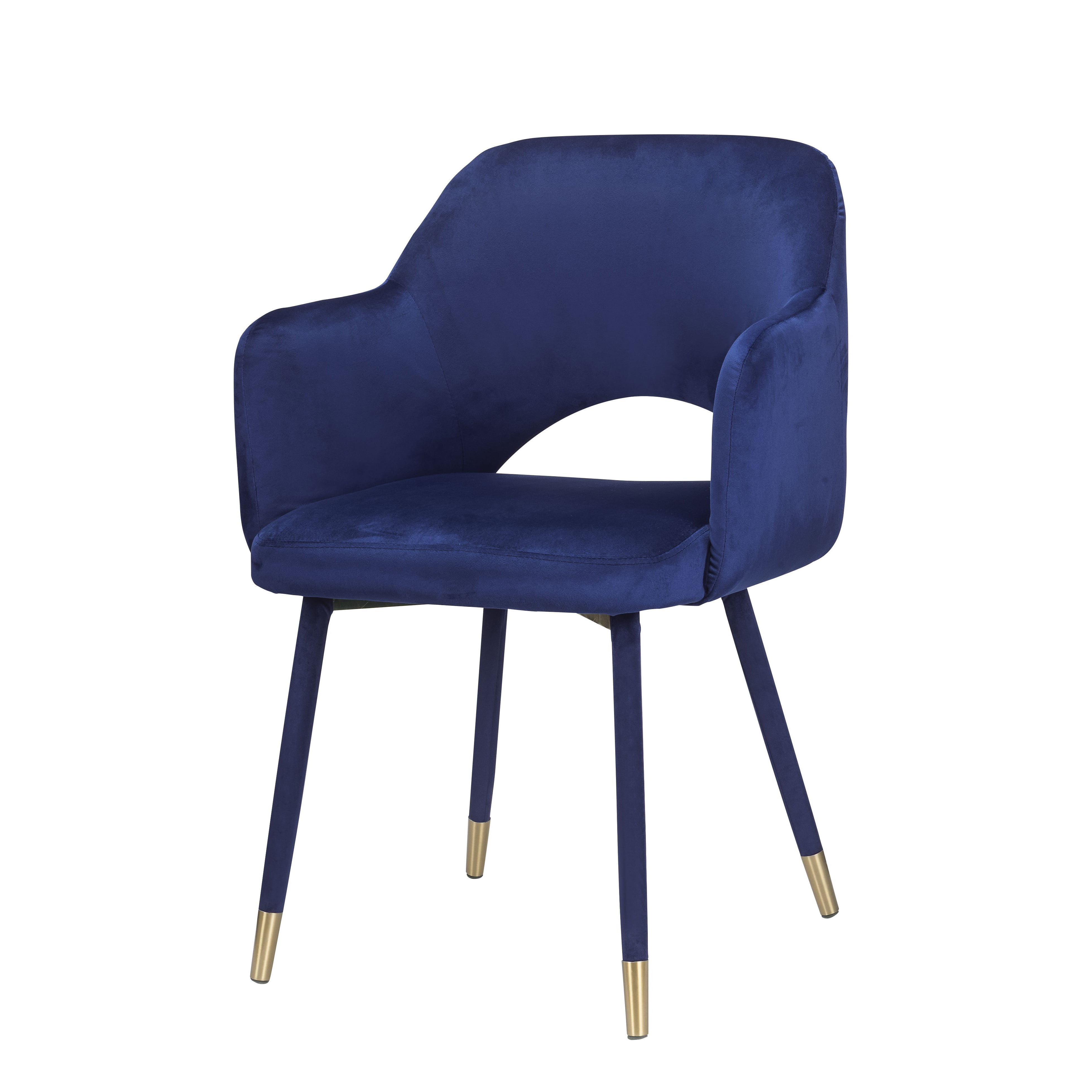 Velvet Modern Living Dining Room Arm Chair for Bedroom Home