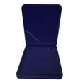 thumbnail image 1 of Velvet Necklace Gift Box Storage Display Case Dark Blue, 1 of 6