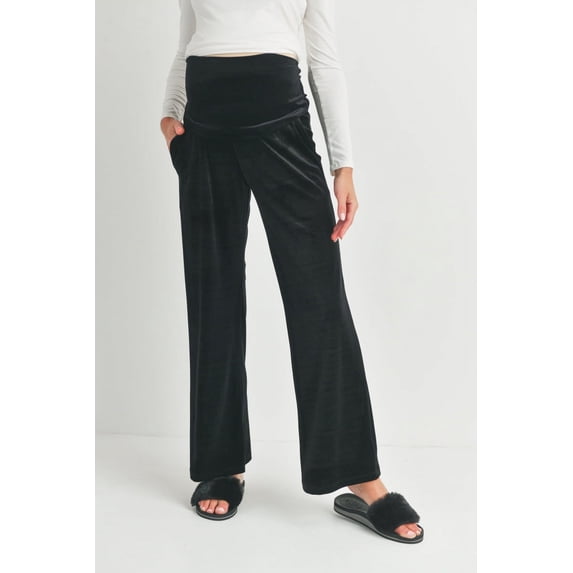 Velvet Over the Belly Maternity Lounge Pants