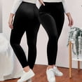thumbnail image 1 of Velvet Pants for Women Seamless Elastic Waistband Stretch Fit Butt-Lifting Flared Leg Yoga Workout Bottom, 1 of 8