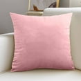 thumbnail image 1 of Velvet Pillow Cushions for Sofa Chair Bedroom | Soft Elastic Ultra Comfortable Home Decor Accent Pillows with Hidden Zipper and Elegant Geometric Design E, 1 of 7