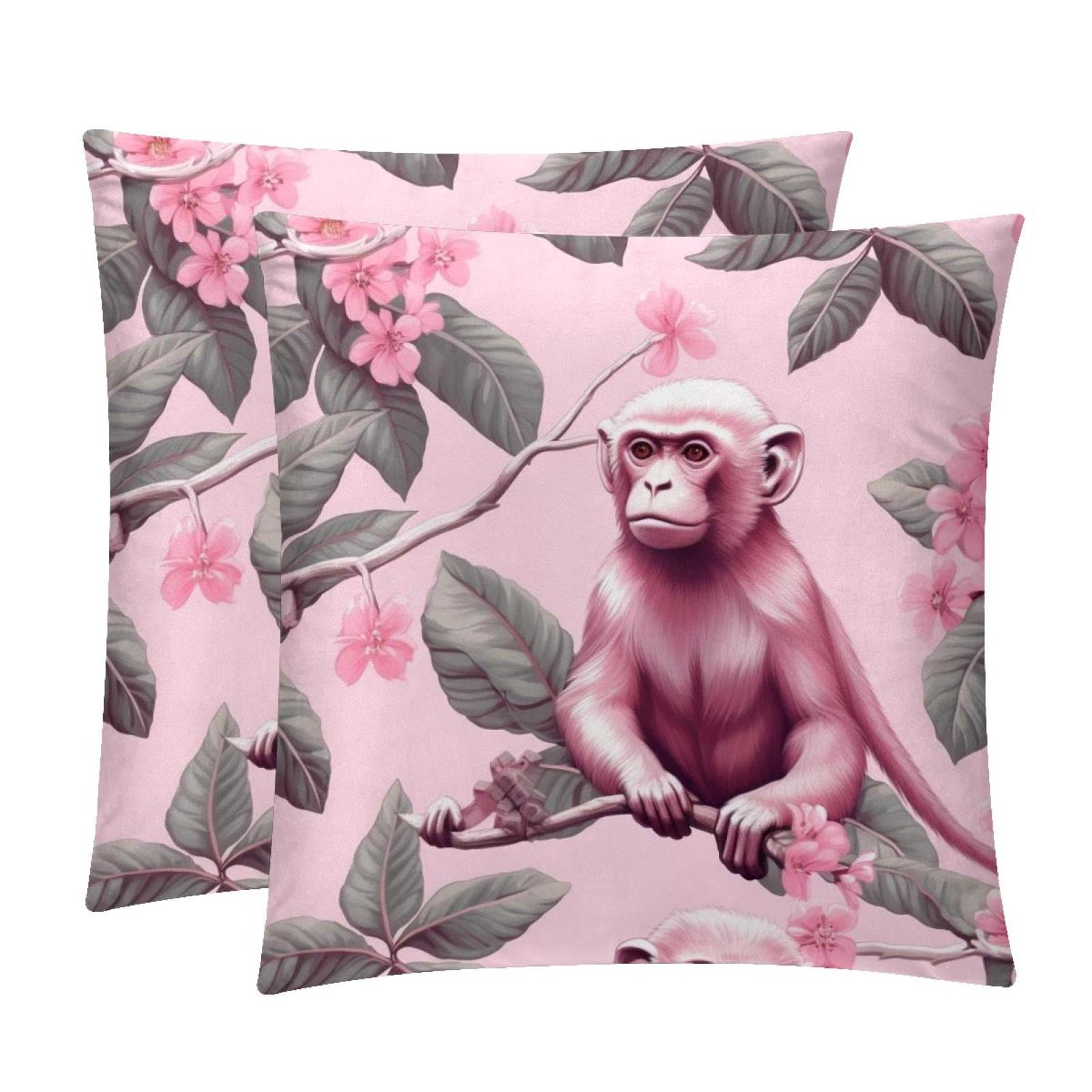 Velvet Pillow Inserts with Unique Patterns Set of 2 16x16, 18x18