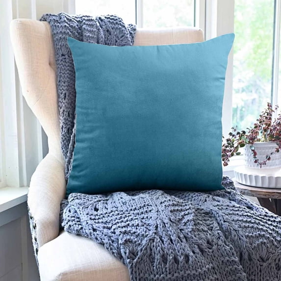 Velvet Pillows for Sofas and Chairs with Soft Plush Support for Comfortable Seating and Back Relief in Living Rooms and Home Offices Topliu