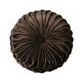 thumbnail image 1 of Velvet Pleated Round Pumpkin Throw Pillow Couch Cushion Floor Pillow for Sofa Chair Bed Car Home Decorative, 1 of 2