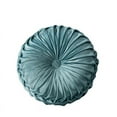 thumbnail image 1 of Velvet Pleated Round Pumpkin Throw Pillow Couch Cushion Floor Pillow for Sofa Chair Bed Car Home Decorative, 1 of 2
