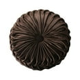 thumbnail image 1 of Velvet Pleated Round Pumpkin Throw Pillow Couch Cushion Pillow for Sofa Chair, 1 of 1