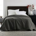 thumbnail image 1 of Velvet Plush Blanket Charcoal King, 1 of 2