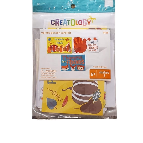 Velvet Poster Card Kit Creatology Makes 3