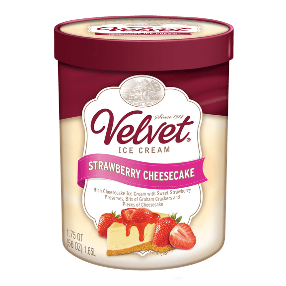 Velvet Premium Velvet Strawberry Cheesecake