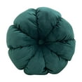 thumbnail image 1 of Velvet Pumpkin Round Floor Cushion with Pleated Button Design, Soft Polyester Fill and Non-Slip Base, Decorative Seat Pillow for Living Room Sofa Couch Chair Floor Decor, 1 of 3