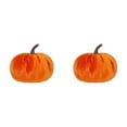 thumbnail image 1 of Velvet Pumpkins Rustic Autumn Harvest Decoration, Velvet Artificial Pumpkin Soft Stuffed Artificial Pumpkins for Table Kitchen Centerpiece Fall Harvest Halloween Thanksgiving Decor, 1 of 4
