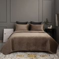 Velvet Quilted Bedspread on the Bed Quilting Mattress Topper Double