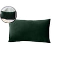 thumbnail image 1 of Velvet Rectangle Throw Pillow Cover – 12x20 Inch Soft Brushed Polyester Cushion Cover with Easy Closure – Washable Decor for Sofa, Bed & Home, 1 of 5