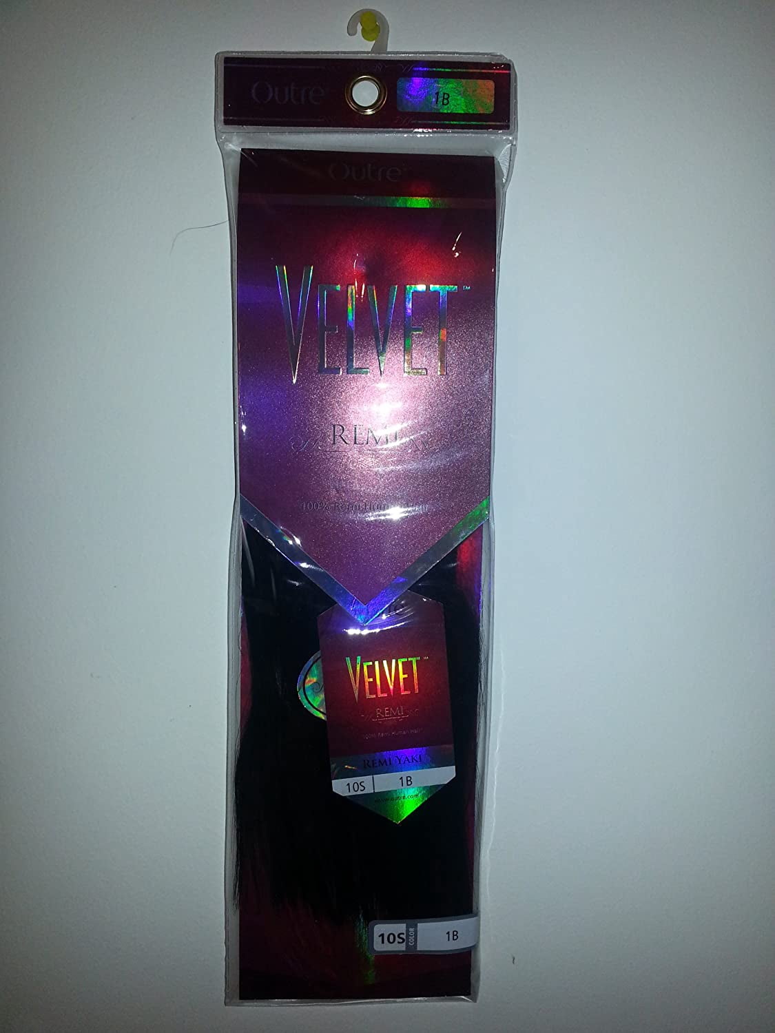 Velvet Rumi Velvet Remi Human Hair Weave - Yaki Weaving (10 inch Short, 1B - Off ...
