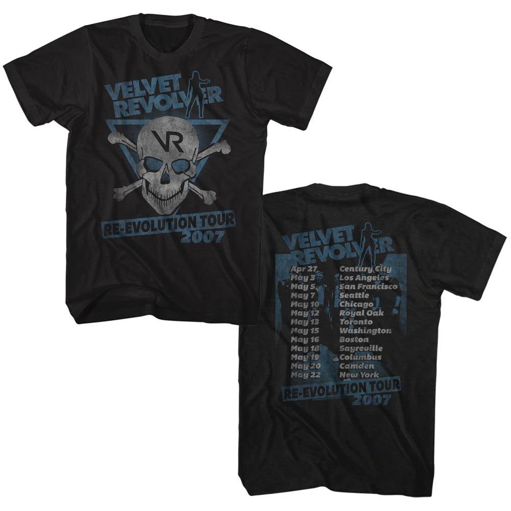 VELVET REVOLVER × Gibson コラボTシャツ　Mサイズ Velvet Revolver Music Re-Evolution Tour 07 Adult Short Sleeve T