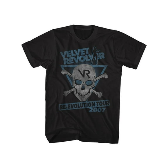 Velvet Revolver Men's Re-Evolution Tour 07 T-Shirt XXXX-Large Black
