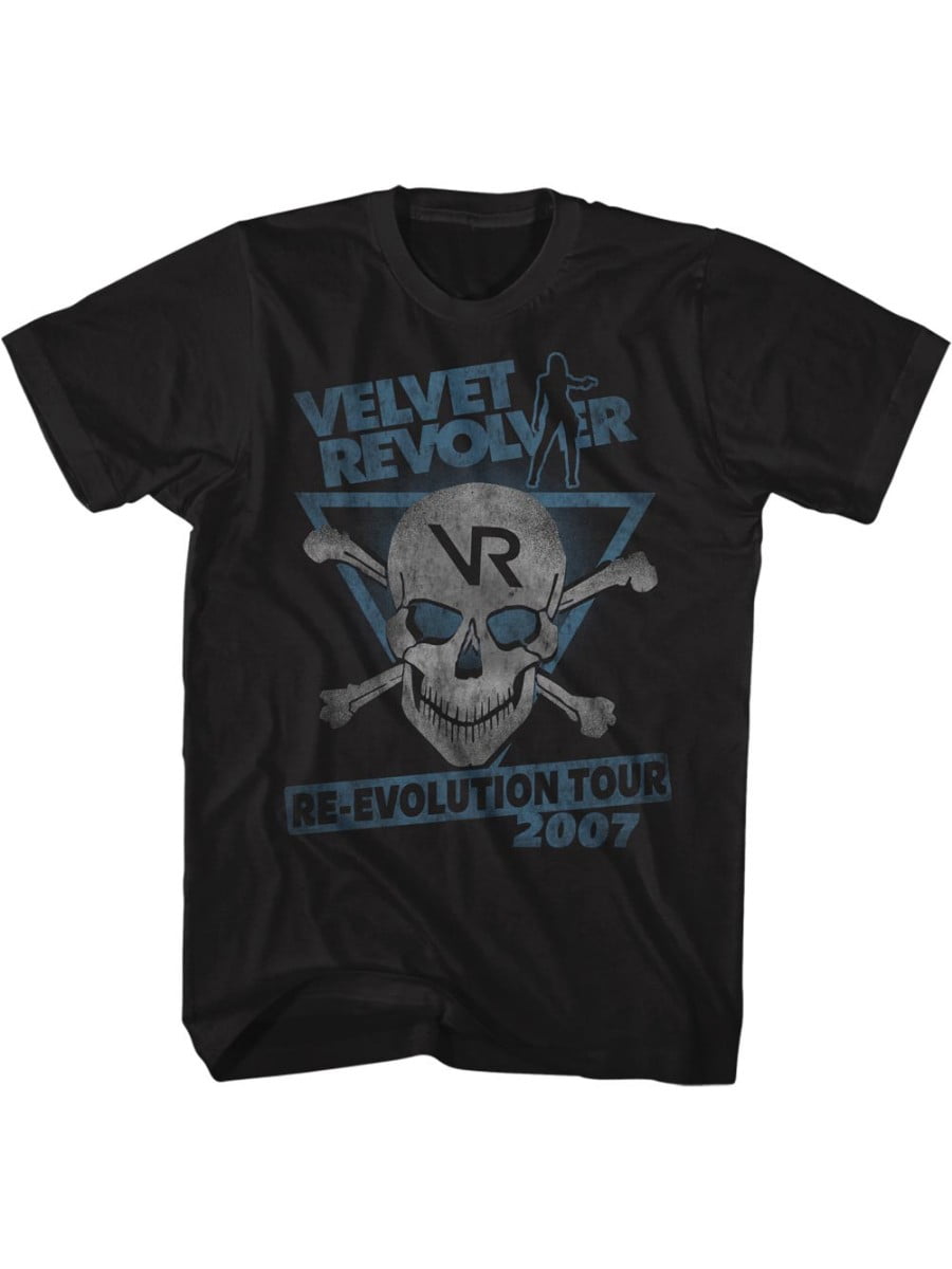 Velvet Revolver Music Re-Evolution Tour 07 Adult Short Sleeve T