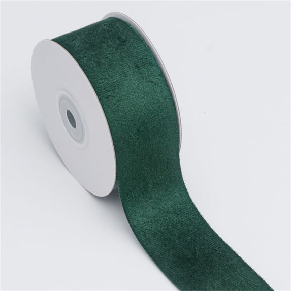 Velvet Ribbon 1.6 Inch, Wuztai Flocking Ribbon 5 Yards for DIY Jewelry Accessories, Wired Craft Ribbon for Christmas Tree Wreath Gift Wrapping Wedding Party Home Decoration