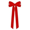 thumbnail image 1 of Velvet Ribbon Bows for Christmas Tree Rustic Small Craft Bows for Garland Wreath Wrapping Diy Decor Ciozy, 1 of 9