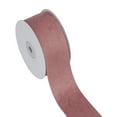 thumbnail image 1 of Velvet Ribbon, Continuous 5 Yards Double Faced Velvet Ribbon Great for Xmas Tree,Gift Wrapping,Bowmaking,Wreath,Wedding,Party, 1.6 Inch, Wine Red, 1 of 3