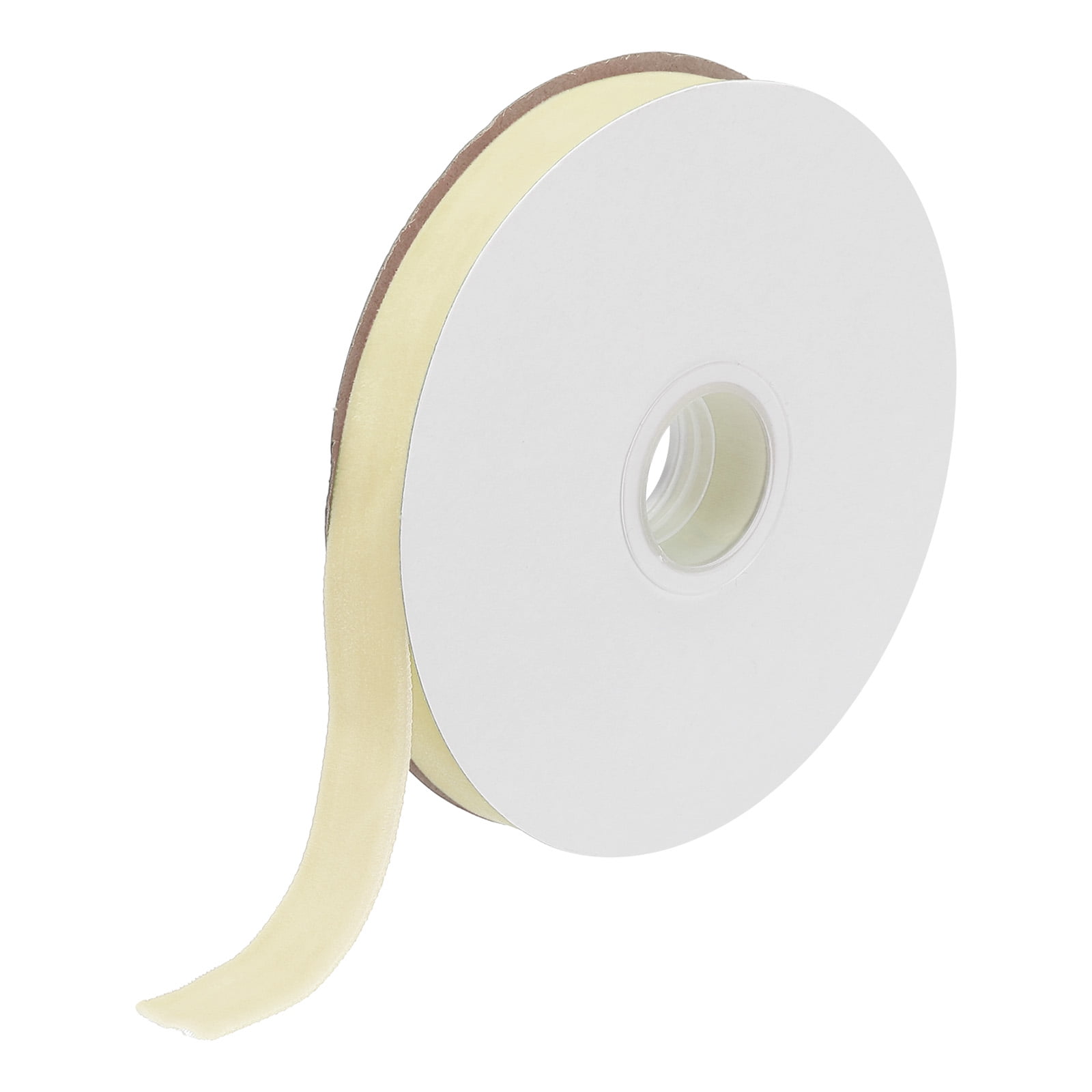 Uxcell Velvet Ribbon Single Face Spool Silky Velvet Fabric for Bouquets ...