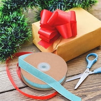 Velvet Ribbon for DIY Crafts - Single Sided Flocking Ribbon for Gift Wrapping and Bow Making, Velvet Material Ribbon for Jewelry and Decoration