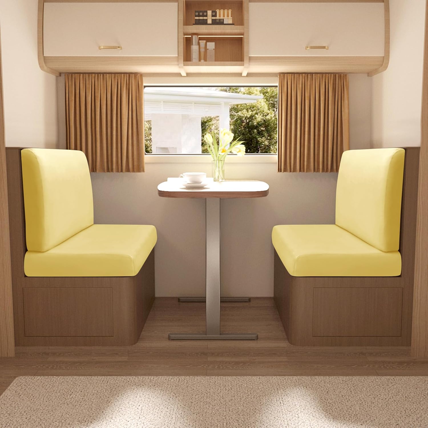 Velvet Rv Cushions Covers Rv Seat Covers Rv Booth Seat