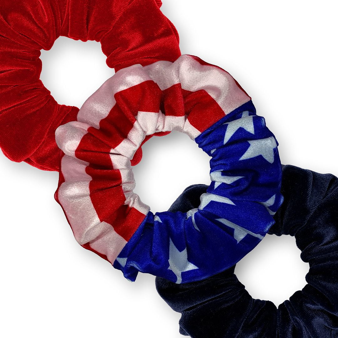 Velvet Scrunchies 3 Pack Gift Set Premium Plush Ponytail Holder Made In velvet-scrunchies-3-pack-gift-set-premium-plush-ponytail-holder-made-in