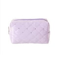 thumbnail image 1 of Velvet Sequined Pencil Case, Fashionable Stationery & Makeup Organizer for Campus Office Daily Use, Ideal Gift for Youngster, 1 of 2