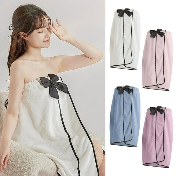 Velvet Shower Rt Strapless Bath Towel Wrap, Soft Highly Absorbent Quick-dry Fleece Material, Cozy Comfort for Post-shower Lounging, Spa Days & Beach Outings,Vsgery