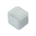 thumbnail image 1 of Velvet Single Ring Box Case Holder,Small Wedding Ring Gift Box,Velvet Ring Box Earring Box Jewelry Gift Box,Velvet Jewelry Box,Soft Velvet Ring Box for Engagement, Wedding, Proposal & Storage,Gray, 1 of 6