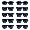 thumbnail image 1 of Velvet Smooth Sunglasses Set of 10, Bulk Pack - UV Protection, Perfect for Party, Beach, Pool, Outdoor Events - Royal Blue, 1 of 5