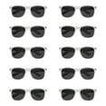 thumbnail image 1 of Velvet Smooth Sunglasses Set of 10, Bulk Pack - UV Protection, Perfect for Party, Beach, Pool, Outdoor Events - White, 1 of 8