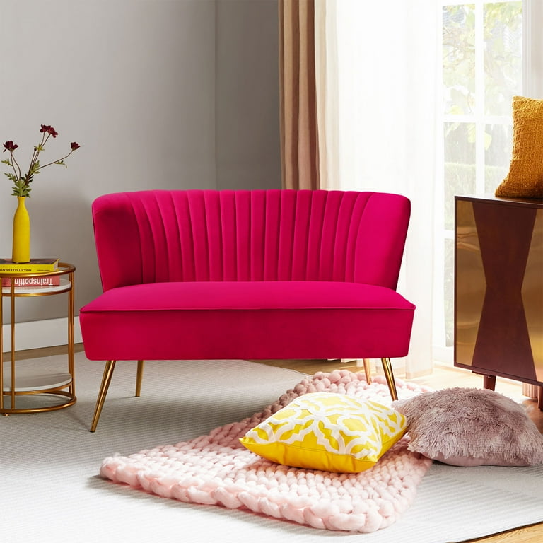 Fuchsia sofa 2024 living room