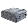 thumbnail image 1 of Velvet Sofa Cover Blanket with Checkerboard Pattern, Reversible Nap Blanket for Couch, Car, and Travel, Lightweight and Washable, 1 of 5