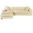 thumbnail image 1 of Velvet Sofa Cover For Living Room Thick Elastic Sofa Cover 1/2/3/4 Seater L Shaped Corner Sofa Cover Stretch Cover, 1 of 7