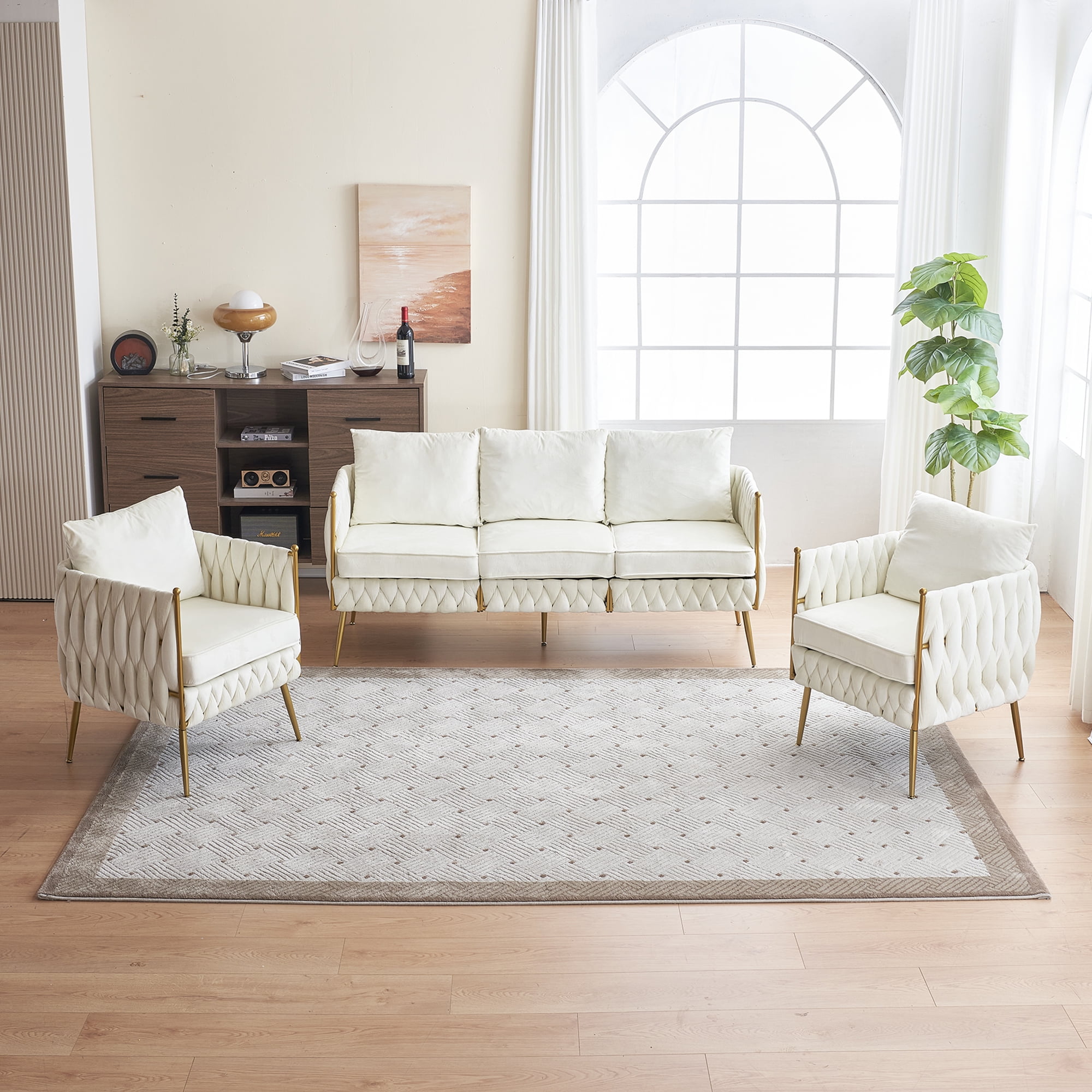 Comfy cream couch discount