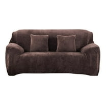 Velvet Sofa Slipcover Stretch Couch Covers for 3 Cushion Couch Thick Soft Sofa Cover Furniture Protector Couch Covers for Pet ,Form Fit Couch Slipcover