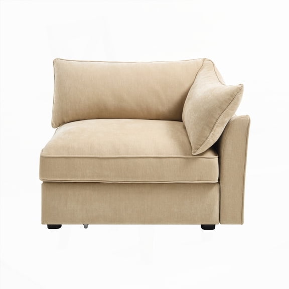 Modern Velvet Sofa - 220×80×75cm with Storage Function