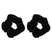 Velvet Solid Scrunchies - Set of 2