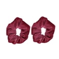 thumbnail image 1 of Velvet Solid Scrunchies - Set of 2 (Mauve), 1 of 5